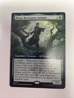 Nissa, Resurgent Animist (Extended Art) March of the Machine: The Aftermath NM - Image 1