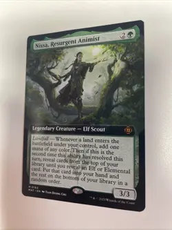 Nissa, Resurgent Animist (Extended Art) March of the Machine: The Aftermath NM - Image 2