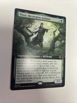 Nissa, Resurgent Animist (Extended Art) March of the Machine: The Aftermath NM - Image 3