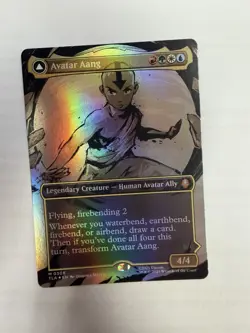 Avatar Aang (Master of Elements) 308 Foil Borderless Avatar: The Last Airbender - Image 1