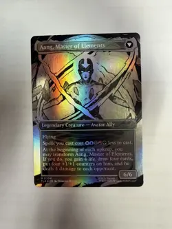 Avatar Aang (Master of Elements) 308 Foil Borderless Avatar: The Last Airbender - Image 2