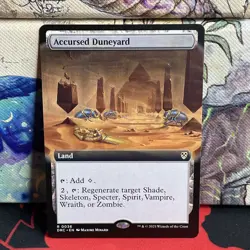 Accursed Duneyard #0036 (Extended Art) Commander: Aetherdrift Regular NM - Image 1
