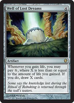 MTG Well of Lost Dreams, Commander 2013, Heavily Played, English - Image 1