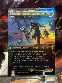 MTG | Edward, Jackdaw Captain - Admiral Beck ✨FOIL✨ [Secret Lair Assassin Creed] - Image 1