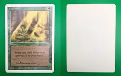 MTG Revised - Regrowth (English) - Signed by Dameon Willich **Artist Proof** - Image 1
