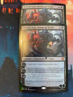 MTG Commander Legends Tevesh Szat Doom of Fools Foil x 2 - Image 1