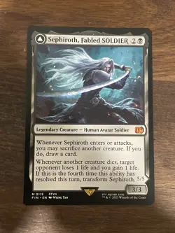 Sephiroth Fabled Soldier, Magic the Gathering Final Fantasy - Image 1