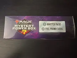 Magic The Gathering MTG Mystery Power Box Sealed 5 Booster Packs 2 Foil Promo - Image 4