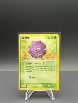 Pokemon TCG- Koffing 61/109 Regular EX Team Rocket Returns LP - Image 1