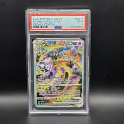 2023 POKEMON SWORD & SHIELD CROWN ZENITH #GG44 FULL ART/MEWTWO VSTAR PSA 9 - Image 1