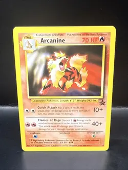 Pokemon Card - Arcanine WoTC Black Star Promo 6 Non Holo C - Image 2