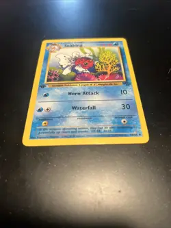 Pokemon TCG Seaking Jungle 46/64 1st Edition Uncommon Trading Card - Image 2