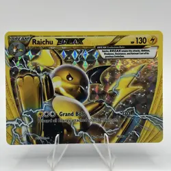 Raichu Break 50/162 Breakthrough Pokemon Card 2015 NM Full Art Holo Vintage Rare - Image 1