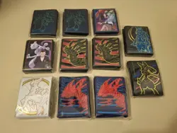 Pokemon TCG Lot of 11 Official Brand New Assorted ETB Sleeve Packs (715 Total) - Image 1