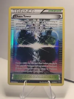 Chaos Tower 94/124 Fates Collide Reverse Holo Pokemon TCG LP+ - Image 1
