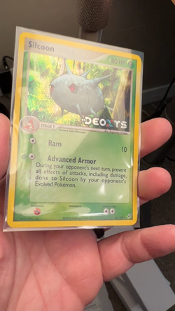 Pokemon Silcoon Uncommon Deoxys Holo 46/107 LP - Image 2