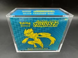Pokemon TCG Sun & Moon Lost Thunder Elite Trainer Box SEALED w/Acrylic - Image 1