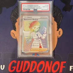 💎PSA 10 GEM 2022 Pokemon Brilliant Stars ROSEANNE'S BACKUP #180 Full Art Secret - Image 1