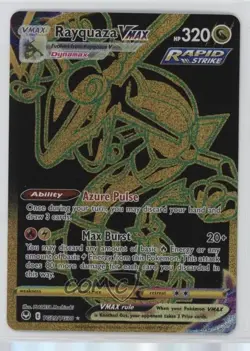 Full Art - Rayquaza VMAX Pokemon Sword & Shield Silver Tempest Trainer Gallery - Image 1