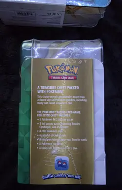 Pokemon 2022 Spring Arceus Collectors Chest Tin - LOT OF 2 (FACTORY SEALED) - Image 4