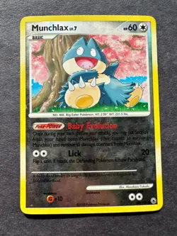 Munchlax #68/100 Majestic Dawn Pokemon REVERSE HOLO - HP - Image 1