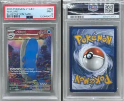 2025 Pokemon JTG EN-Journey Together Wailord Illustration Rare PSA 9 #162 - Image 1