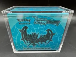 Pokemon TCG Sun & Moon Ultra Prism Elite Trainer Box SEALED w/Acrylic - Image 1