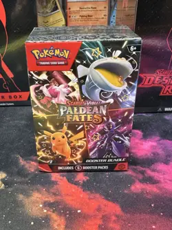 Pokemon Scarlet And Violet Paldean Fates Booster Bundle TCG SEALED - Image 1