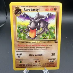 Aerodactyl 16/62 Non Holo Rare Fossil MP Pokemon TCG - Image 1