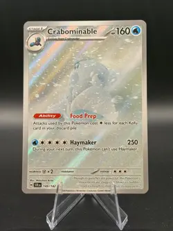 Crabominable 149/142 Scarlet & Violet Stellar Crown - Pokemon TCG - NM - Image 1