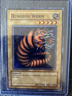 YuGiOh Dungeon Worm - MDP2-EN018 - Common - Limited Edition Near Mint - Image 1
