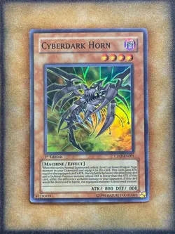 Yugioh Cyberdark Horn CDIP-EN001 Super Rare 1st Ed NM - Image 1