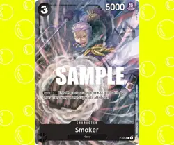 Smoker | P-025 | Sealed OP02 Pre-Release Participant Promo - One Piece TCG - Image 1