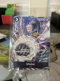Smoker | P-025 | Sealed OP02 Pre-Release Participant Promo - One Piece TCG - Image 2