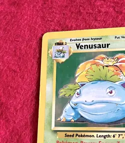 1999 Pokemon TCG Venusaur Holo Holographic Rare Card 15/102 Base Set - Image 3