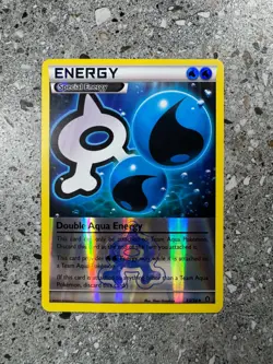 Pokemon TCG Cards Double Aqua Energy 33/34 Double Crisis Reverse Holo NM-M - Image 1