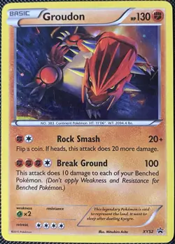 Groudon XY52 XY Cosmos Holo Promo (See Photos) Pokemon Card - Image 1