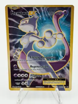 Pokemon Mewtwo EX Full Art Ultra Rare Holo Card 103/108 NM - Image 1