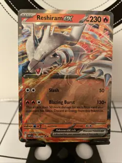 Reshiram ex 020/086 SV: White Flare Double Rare Holo Pokemon TCG Card NM - Image 1