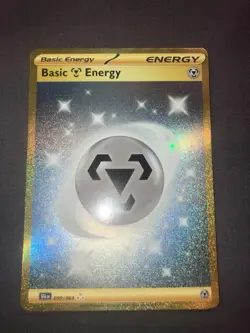 Pokemon TCG Basic Metal Energy Hyper Rare Card Shrouded Fable 099/064 - Image 2