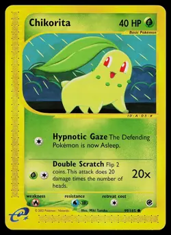 Pokemon Card - Chikorita Expedition 99/165 Common - Image 1
