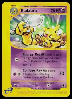 Pokemon Card - Kadabra Expedition 84/165 Uncommon - Image 1