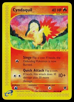 Pokemon Card - Cyndaquil Expedition 104/165 Common - Image 1