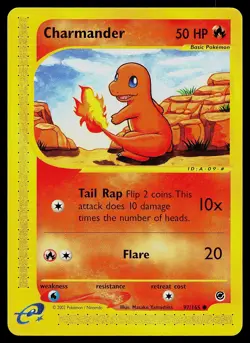Pokemon Card - Charmander Expedition 97/165 Common - Image 1