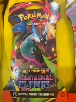 POKEMON mega evolution PHANTASMAL FLAMES 3 booster packs (30 cards) - Image 2