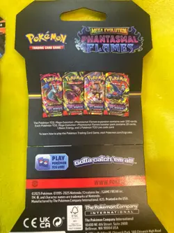 POKEMON mega evolution PHANTASMAL FLAMES 3 booster packs (30 cards) - Image 5