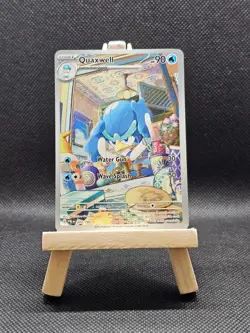 Quaxwell 207/193 Pokemon TCG Card SV02 Paldea Evolved Holo Illustration Rare NM - Image 1