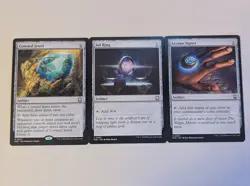 MTG Mana Rocks, Coveted Jewel+Sol Ring+Arcane Signet. 3 cards. - Image 1