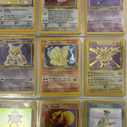 Pokemon TCG Base Set Holo Rare Card Lot Wizards of the Coast 1999 9 Cards - Image 3
