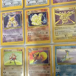 Pokemon TCG Base Set Holo Rare Card Lot Wizards of the Coast 1999 9 Cards - Image 4